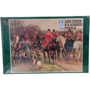 “A Winters Morning” Hunting Scene 1000 Piece Jigsaw Puzzle Game Hobby FX Schmid